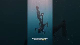 自由潜水安全视频解析：Freedive Costa Rica - Shallow water blackout simulation - Wrong rescue technique!