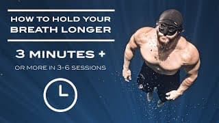 自由潜水技巧视频解析：Breath Hold Training : Go From 1 to 3 Minutes or more | Freediving Secrets | Beginner to Advanced
