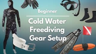 自由潜水装备视频解析：Cold Water Freediving Gear Setup (Beginner)
