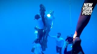 自由潜水安全视频解析：Man rescued after blacking out while attempting to break record for world’s deepest dive | NY Post