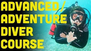 自由潜水训练视频解析：What To Expect On Your Advanced Open Water Scuba Diver Course