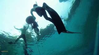 自由潜水训练视频解析：OPEN WATER SIMULATION &amp; AIDA 2 LICENCE | FREEDIVE