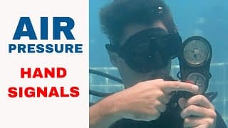 水肺潜水技巧视频解析：Scuba Diving Hand Signals for Air Pressure