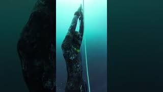 自由潜水训练视频解析：freediving training| aida 4 cwt ascending..aida4 cwt 训练