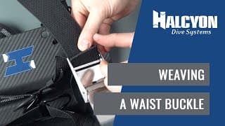 自由潜水装备视频解析：Weaving a Waist Buckle | Halcyon Dive Systems
