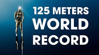 自由潜水训练视频解析：Alexey Molchanov NEW WORLD RECORD 125m CWTB