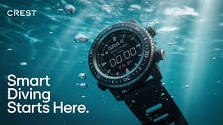 自由潜水装备视频解析：Dive Computer Watch | CREST CR4 Review &amp; Features