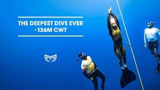 自由潜水训练视频解析：Alexey Molchanov NEW WORLD RECORD 136m CWT