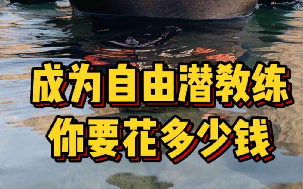 自由潜水技巧视频解析：成为自由潜教练需要多少qian