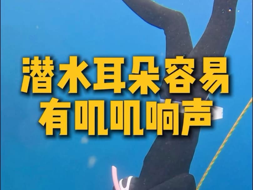 自由潜水技巧视频解析：法兰佐练通了 为什么自由潜耳朵总有叽叽的声音？如何保持中耳和耳咽管的干爽？#潜水 #自由潜 #知识科普