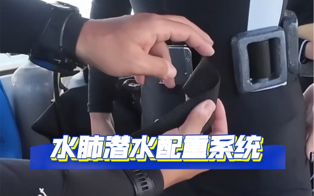 自由潜水装备视频解析：【学习潜水，从简单说起】怎么样才算是合适的配重 ｜ PADI OW 课程